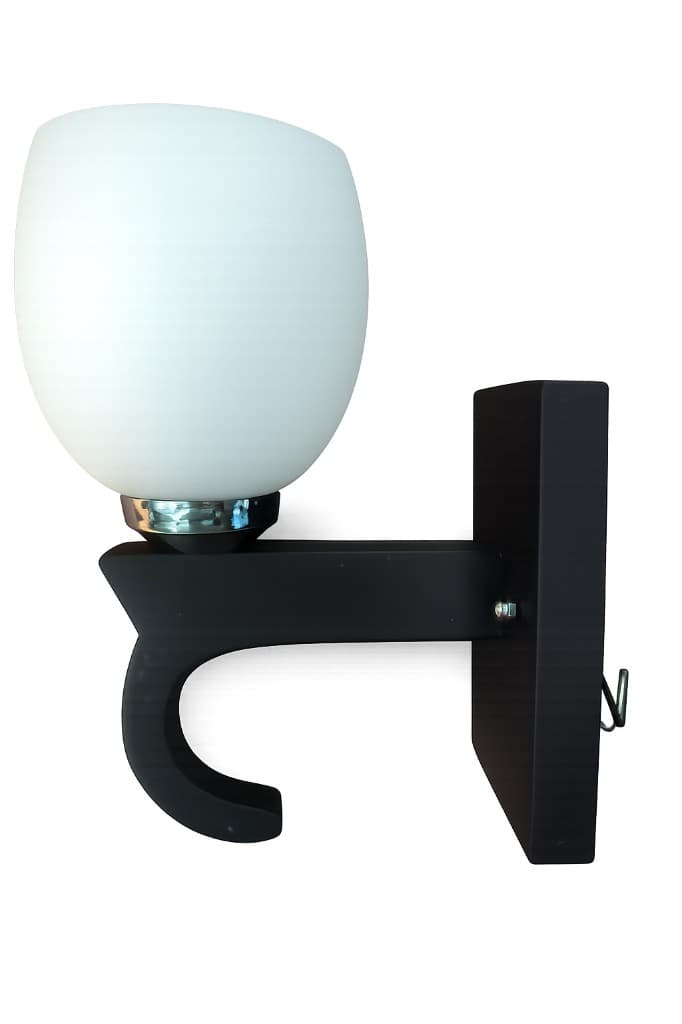 Modern Frosted Globe Wall Sconce 4